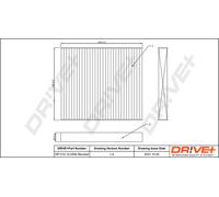 Filtro Drve+ DP1110.12.0284, Aria Interna Per ABARTH, FIAT, LANCIA