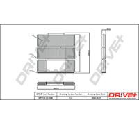 Filtro Drve+ DP1110.12.0339, Aria Interna Per TOYOTA
