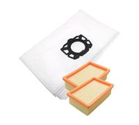 Filtro e sacchetti for la polvere compatibili con Karcher MV4 MV5 MV6 WD4 WD5 WD6 compatibili con Karcher WD4000 a WD5999 Parte #2.863-006.0 Parti for aspirapolvere (Color : C)