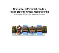 Filtro EMI A 4 Stadi da 10 A CA 110 V 220 V, Soppressore di Interferenze Elettromagnetiche, Modulo di Potenza per Amplificatore Audio EMC.
