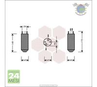 Filtro essiccatore desidradatore VanWezel per DAEWOO TACUMA NUBIRA