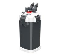 Filtro esterno per acquario, sistema di filtraggio a 3 stadi ultra silenzioso, include filtro con sfere di quarzo e filtro in cotone, potenza 15 W