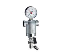 FILTRO FAR SERIE COMPATTA FF 25 BAR RUBINETTO E OPZIONE MANOMETRO