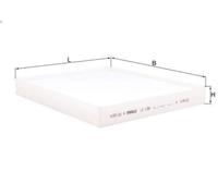 Filtro, filtro abitacolo KNECHT LA 1399 KIA SORENTO III (UM) 2 2015-202