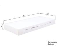 Filtro, filtro abitacolo KNECHT LA 426/S RENAULT CLIO IV (BH_) 0.9 2012-2021