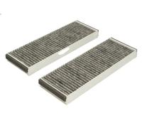MANN-FILTER Filtro abitacolo CUK 3023-2 - Filtro al carbone attivo per VW (set da 2)