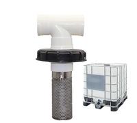 Filtro filtro ingresso tubo, filtro acqua per barilotto di pioggia,Coperchio filtro a rete per serbatoio acqua da gallone - Coperchio filtro tubo di uscita serbatoio acqua gall