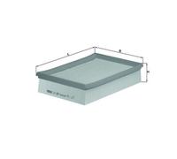 MAHLE ORIGINAL LX 435/1 Filtro aria