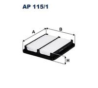 Filtro FiltroN AP 115/1 Per MAZDA