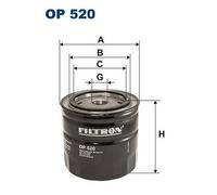 Filtro FILTRON OP 520, Idraulico Per ALPINE, BOGDAN, CHRYSLER, DERWAYS