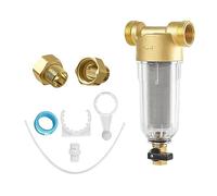 Filtro fine riutilizzabile e risciacquabile, filtro acqua sedimentario, filtro acqua prefiltro per sedimenti per tubo dell'acqua (1"& G3/4"MNPT+G3/4")