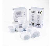 Filtro Fontana di Acqua per Gatto, Filtro al Carbone di Ricambio per Fontana di Acqua per Animali, Filtri di Ricambio per Animali Domestici per Petsafe Drinkwell Avalon, Confezione da 8