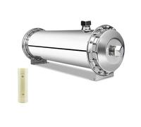 Filtro for acqua da 3000 l/h in acciaio inox PVDF, purificatore d'acqua a ultrafiltrazione, cartuccia lavabile, filtro da cucina for bevande dirette Con elevata velocità di filtrazione(2000L)