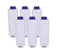 Filtro for acqua dolce for macchina da caffè DLSC002, compatibile con Delonghi, DLS C002, 5513292811, CFL-950, SER3017, serie ECAM ESAM ETAM(6PCS)