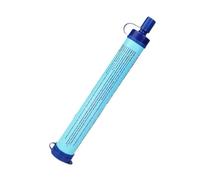 Filtro for acqua personale Paglia Filtrazione portatile Rimuovi sedimenti E. Coli for escursionismo, campeggio, viaggi e preparazione alle emergenze(Navy blue)