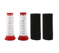 Filtro for bastone principale lavabile + inserto in schiuma for Bosch Atlet Atlet Aspirapolvere (2 di ciascuno) (Color : Red and black)