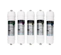 Filtro for l'acqua, sistema di filtraggio diretto dell'acqua potabile, purificazione sottolavello a 5 stadi, flusso elevato, 0,01 micron, minerali rimanenti(Filter element 1Set)