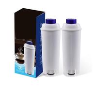 Filtro for macchina da caffè, compatibile con Delonghi, DLSC002 Con filtro acqua addolcitore a carboni attivi De' Longhi ECAM Esam ETAM(2pcs)