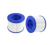 Filtro for piscina Confezione doppia di ricambio for tubo idromassaggio Water Wave Spa 104 mm PET + tessuto non tessuto compatibile con Clever Spa(2pcs)