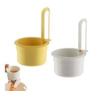 Filtro for rubinetto sospeso, cestello for lavello, raccoglitore di rifiuti alimentari autopulente for lavello da cucina, filtro di scarico facile da installare con sgancio inferiore.(2pcs B)