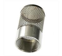Filtro for tubazioni, schermo a rete in linea, copertura in rete filtrante in acciaio inossidabile da 1 pezzo, filtro filettato femmina da 1/2 "3/4" 1 "per pompa dell'acqua dell'acquario di irrigazion