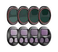 Freewell Confezione da 8 filtri ND e ND/PL per DJI Mavic 4 Pro - Set completo da ND4 a ND64 con polarizzatori per il controllo della luce di un'intera giornata, riduzione dell'abbagliamento e riprese