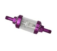 Filtro Gas 8mm 5/16" Viola Universale CNC Per Scooter Dirt Pit Bike Go Kart