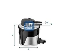 FILTRO GASOLIO C-MAX FOCUS C30 S40 55.170.00 UFI