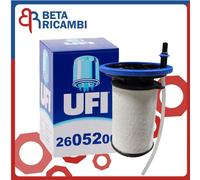UFI 26.052.00 FILTRO GASOLIO FIAT 500X TIPO JEEP RENEGADE GIULIETTA 1.3 MULTIJET