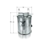 Filtro gasolio kl440/23 nissan, renault