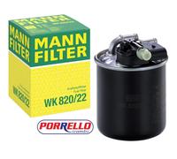 FILTRO GASOLIO MERCEDE CLASSE A B CLA GLA 1.5 CDI MANN WK 820/22
