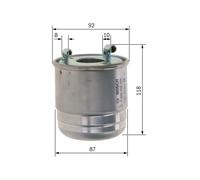 FILTRO GASOLIO MERCEDES CLASSE A B C E F026402103 BOSCH