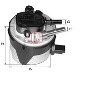 FILTRO GASOLIO METALLO FORD FIESTA - C-MAX - FOCUS II 1.6 TDCI