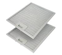 Filtro grasso metallico per cappe da cucina, 300 x 250 mm, filtro antigrasso con rete metallica per cappe da cucina (2 pezzi)