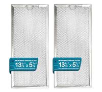 Filtro grasso per microonde WB06X10596 Ricambio per molti microonde GE, Samsung DE63-00196A 13-3/8 x 5-7/8 x 1/8 (confezionato in scatola) (confezione da 2)