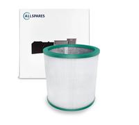 Filtro HEPA a 360° AllSpares per purificatori d'aria compatibili con Dyson TP02