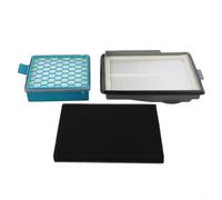 Filtro HEPA al carbonio di ricambio, confezione da 2, compatibile con MIELE Boost CX1, sostituisce 11639240 SF-HY 60, kit di manutenzione per aspirapolvere (1 set)