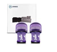 Filtro HEPA AllSpares (2 pezzi) 971517-01 per aspirapolvere adatto a Dyson V12 S