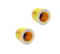Filtro HEPA, compatibile con Karcher, cartuccia WD2250 WD3.200 MV2 MV3 WD3 Karcher Parti del filtro Filtri antipolvere for aspirapolvere(2pcs)