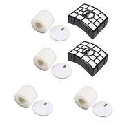 Filtro HEPA da 4 pezzi di ricambio in feltro per Shark NV650 NV750 Series Shark Rotator Powered Lift-Away Vcauum Cleaner compatibile con NV650W, NV651, NV652, NV750W, NV751, NV831, NV835
