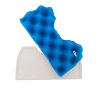 Filtro HEPA di ricambio per aspirapolvere Samsung DJ63, DJ97, SC4300 & SC4470, doppio strato bianco e blu, filtro in cotone, 12,5 x 11 x 2 cm (1 blu)