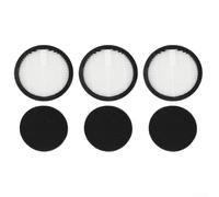 Filtro HEPA di ricambio per aspirapolvere wireless Huhuba H9, lavabile e riutilizzabile, set di filtri dell'aria di precisione, confezione da 3, colore bianco, rimuove la polvere fine, peli di animali