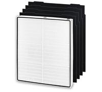 Filtro HEPA di ricambio per purificatore d'aria Whirlpool Whispure AP450 AP510 AP51030K AP51030KB AP45030K WP500 WP1000 1183054K 8171434K, 1 vero filtro HEPA + 4 filtri a carbone attivo