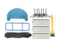 Filtro HEPA di ricambio per spazzola laterale principale, panno per mocio compatibile con aspirapolvere robot ILife A7 A9S DEXP LF800 Genio Deluxe 500 (set 5)