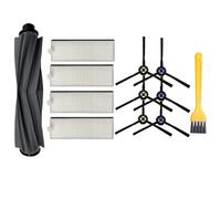 Filtro HEPA di ricambio per spazzola laterale principale, panno per mocio compatibile con aspirapolvere robot ILife A7 A9S DEXP LF800 Genio Deluxe 500 (set 1)