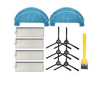 Filtro HEPA di ricambio per spazzola laterale principale, panno per mocio compatibile con aspirapolvere robot ILife A7 A9S DEXP LF800 Genio Deluxe 500 (set 3)