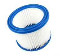 Filtro HEPA di ricambio rotondo compatibile con aspirapolvere GAS 20 L SFC GAS 1200 L blu bianco 18 x 14 x 14,5 cm, elemento filtrante lavabile 2607432024 (confezione da 1)