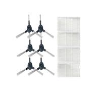 Filtro HEPA e set di spazzole laterali for aspirapolvere 2 in 1, compatibile con gli aspirapolvere robot Amibot Pure H2O BL608 / Pulse H2O BL618 - Filtrazione ad alta efficienza