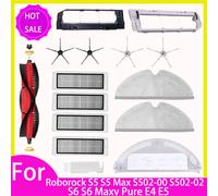 Filtro HEPA e Spazzola per Robot Aspirapolvere Roborock S5 S502-00 S502-02 S5 Max S6 MaxV S6 Pure E4 E5 - Ricambi Originali