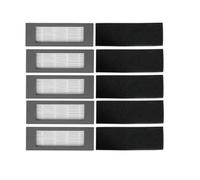 Filtro HEPA for contenitore polvere for aspirapolvere robot Ecovacs Deebot OZMO 900 DN5G, accessori for pezzi di ricambio for aspirapolvere robot Lodevole(Light green)